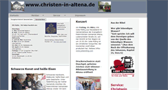 Desktop Screenshot of christen-in-altena.de