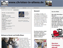 Tablet Screenshot of christen-in-altena.de